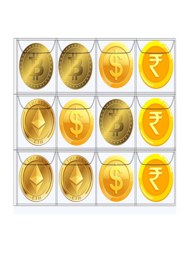 SPS Coin Collection Album - 240 Pockets | Holds Small & Large Coins | 14 Sheets | Premium Storage for Collectors | Black - Image 3